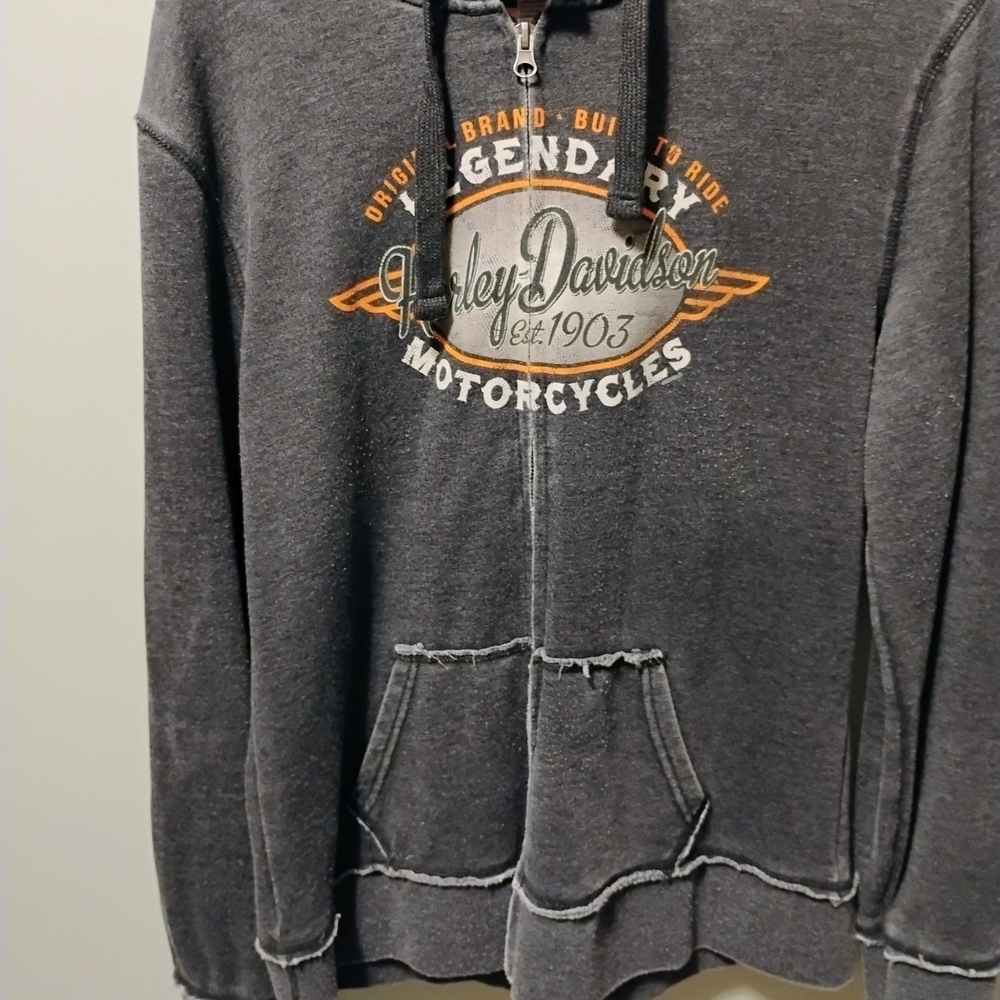 Harley-Davidson Gray Hoodie Jacket